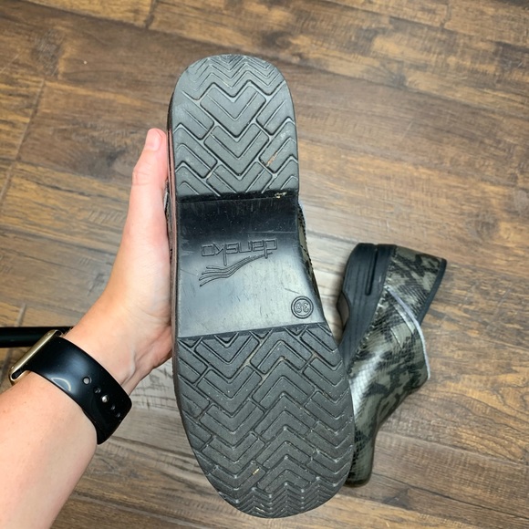 Dansko Professional Python Print Clogs - Picture 6 of 9